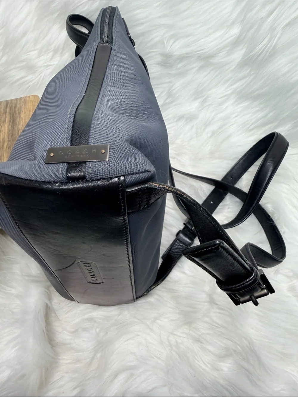 Vintage - Coach Mercer Grey Nylon Backpack